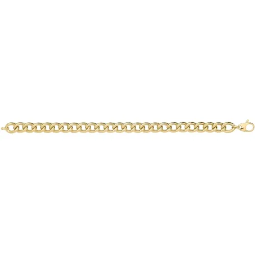 9ct Yellow Gold Hollow Bracelet 8.7g